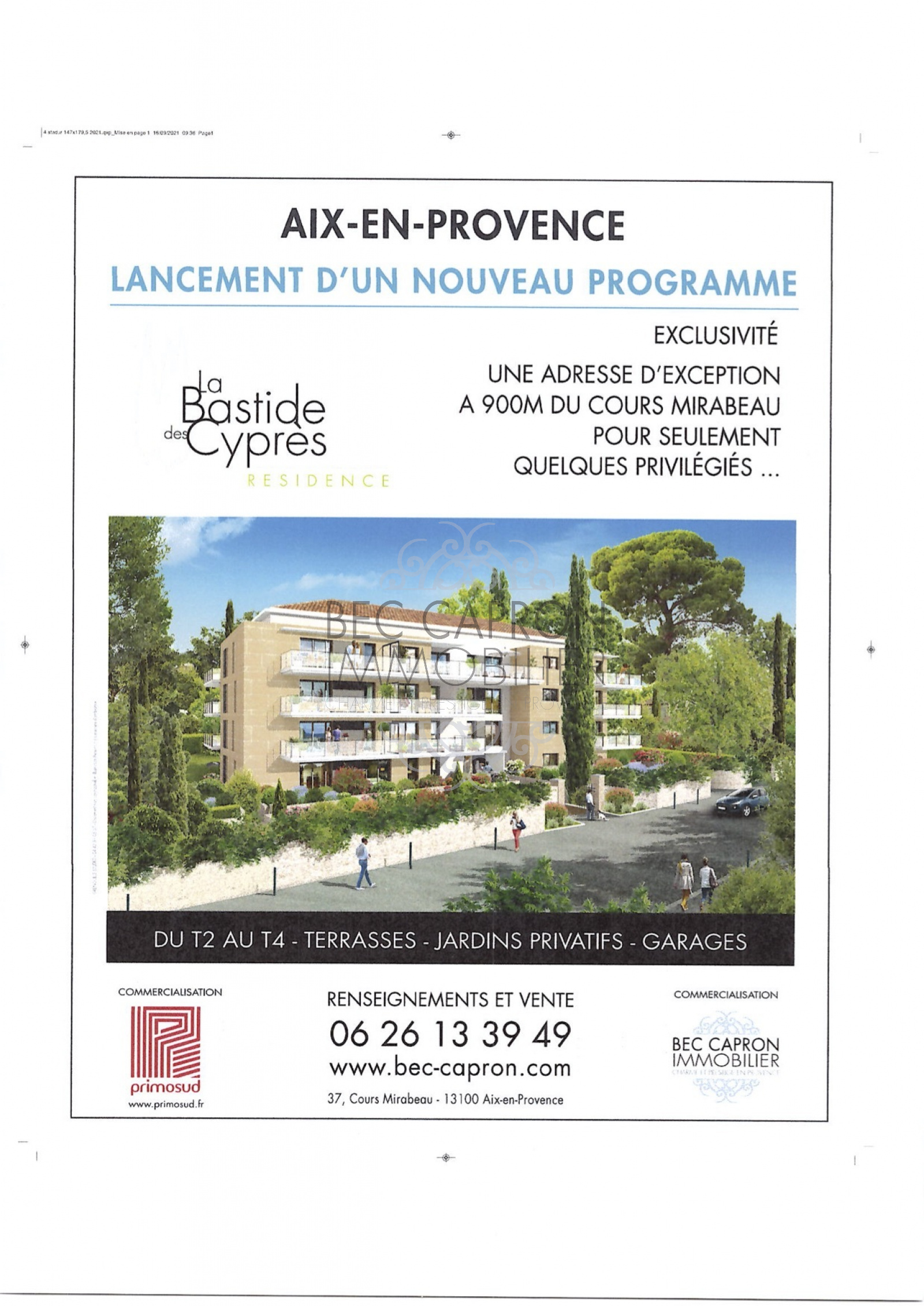 Image_2, Appartement, Aix-en-Provence, ref :1305 PN